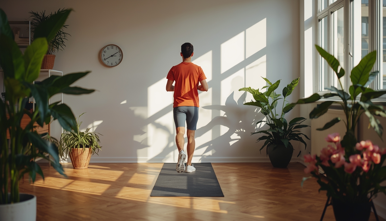 Qualtrexghul person following an active routine indoors